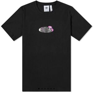 Adidas Trefoil Area 33 Black Graphic T-Shirt size Large